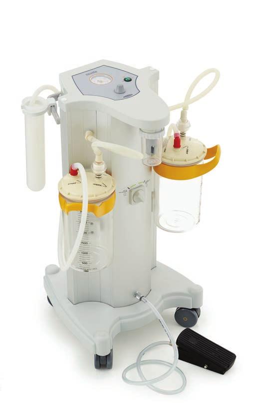 NOVELA FORZA Novela Series surgical suction units are life supporting devices that immediately evacuate the blood accumulated in surgical areas and respiratory tract by