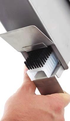 disposable brush capacity Wall connection 1074