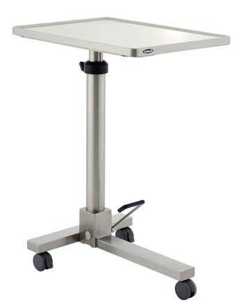STAINLESS STEEL HOSPITAL EQUIPMENT Mayo Table: 40410 Designed by considering areas of use and user s requests, made of 304 quality stainless steel Design compatible with international hygiene norms,