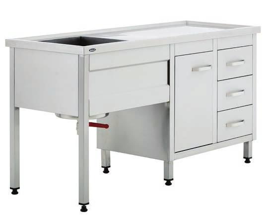 STAINLESS STEEL HOSPITAL EQUIPMENT Baby Washing Table: 40885 Made of 304 quality stainless steel designed to be used
