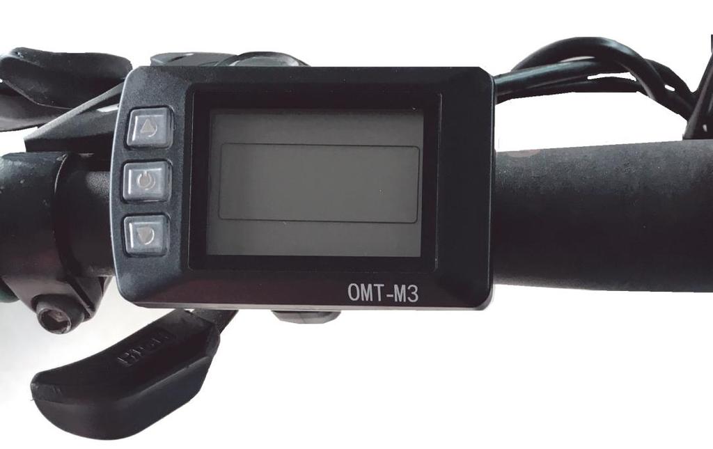 2. Overview of OMT-M3 1) UART protocol: Equipped with independent press buttons 2) Speed: Real-time SPEED, MAX SPEED, Average SPEED 3) kmh/mile: Kmh/MPH according to habit 4)