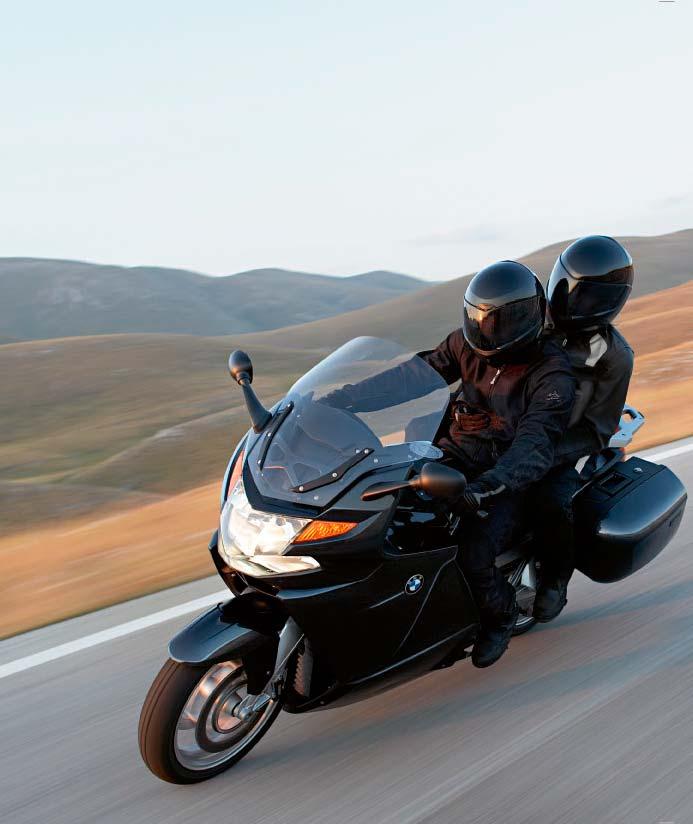 Tour There s a whole world out there waiting to be discovered. Do it in style on a BMW Motorrad tourer.