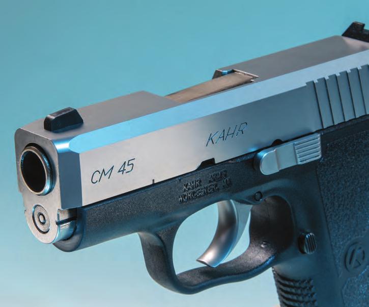 The CM Series, which debuted in spring 2011 with the CM9, takes the value priced features from Kahr s CW series (3.6 barrel, 9 mm,.40 S&W and.