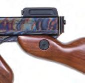 Thompson. The frame and receiver are machined from solid steel or aluminum. The wood is genuine American walnut. This.