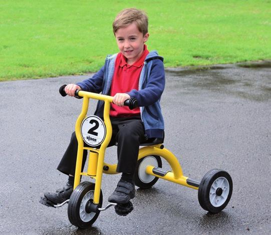 Wisdom Medium Trike This sturdy and popular wisdom trike is ideal for children aged 3-6. It will stimulate their play experience and develop their motor skills.
