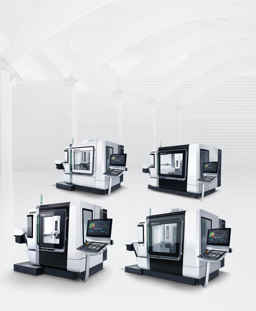 Machine and Technology Control Technology Technical Data DMC V series A new dimension in powerful vertical-spindle machining.