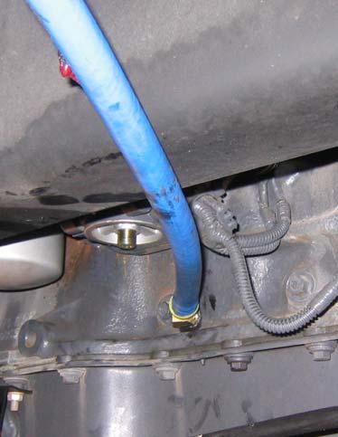 Add 1.5 2.0 inches to accommodate engine vibration. 5. Cut the hose to length. 6.