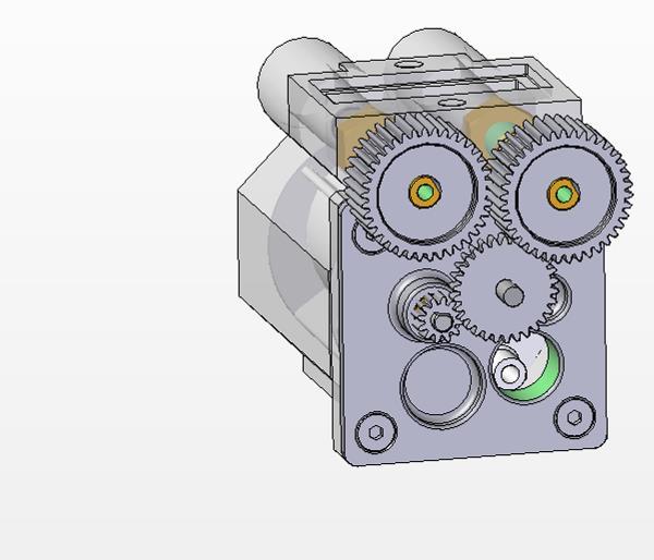 Lubricus - the Pump Rotary piston pump (double