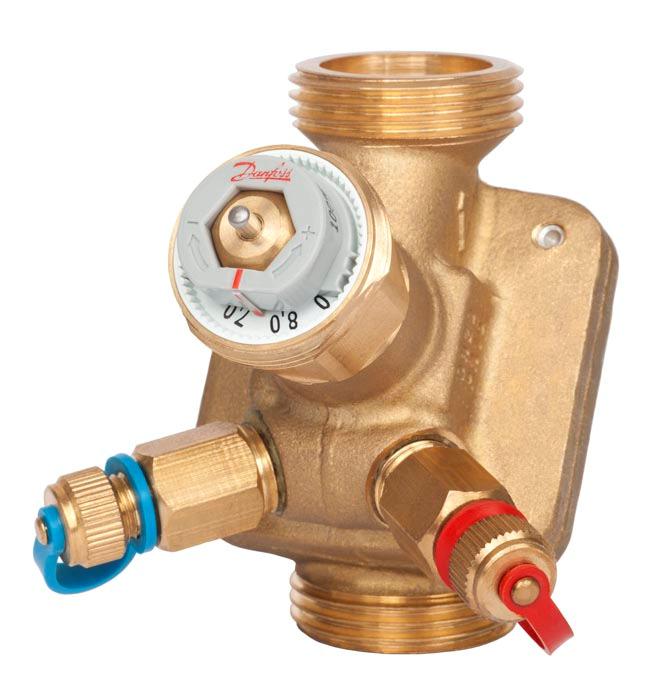 Pressure Independent Control Valve Specification Description The precise flow control performance of the AB-QM a Danfoss actuator provides increased comfort and superior Total Cost of Ownership