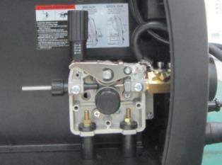2 1 3 Figure 2 a. Open the door to the welder drive compartment. b.