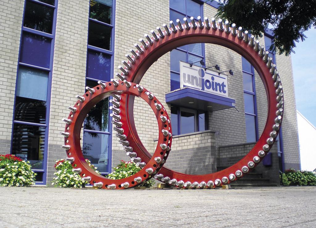 UNIJOINT For Challenging Pipe Connections UNIJOINT, established in 1992 in the Netherlands, is a company with a vast experience in the engineering, manufacturing and marketing of high quality