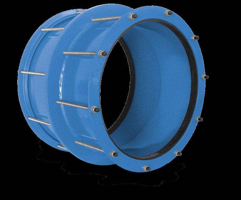 UNIJOINT stepped couplings: for joining different pipe diameters UNIJOINT stepped couplings are the ideal solution for situations where pipe ends with different outer diameters have to be joined.