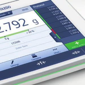 The intuitive interface provides intelligent functions to simplify weighing processes while smart quality assurance features automatically monitor the status of your balance to ensure your results