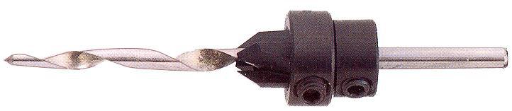 14 ADJUSTABLE COUNTERSINK BORE Complete with taper drill, countersink bore and depth stopper. Can drill tapered holes that hold specific size of screw tightly. Item No.