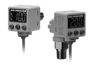 -Colour Display Digital Pressure Switch For General Fluids Series ZSE8/ISE8 Specifications Set pressure range Withstand pressure Wetted parts material Applicable fluid Port size Power supply voltage