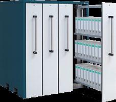 KEK 1510 Storage cabinet with 4 drawers of 300 mm width, 990 mm usable depth and 300 kg payload each Incl.