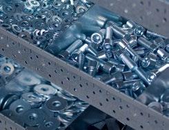 Ideally suited for screws, standard parts and small items More than 40 rm bulk trays in one cabinet Bulk