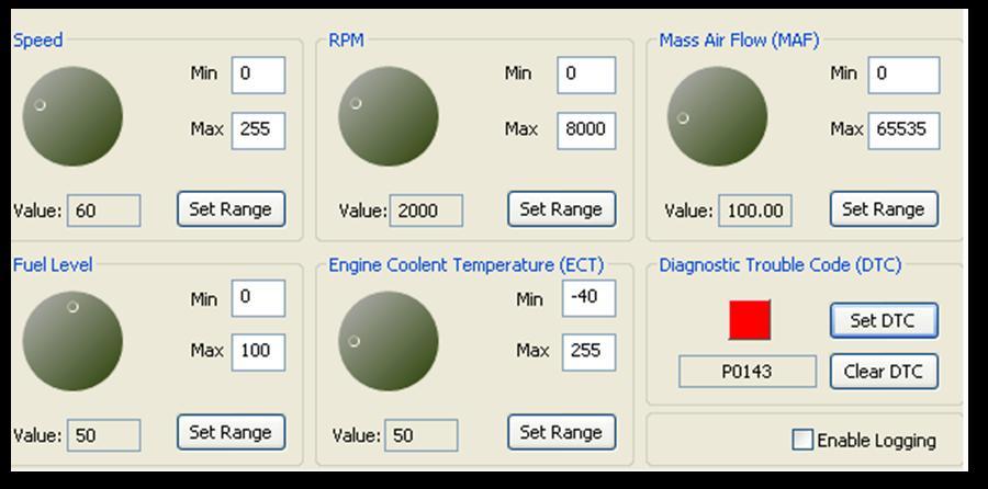 4 Invalid range warning 2.2.2 Set DTC The function of Set DTC is to set the diagnostic trouble code.