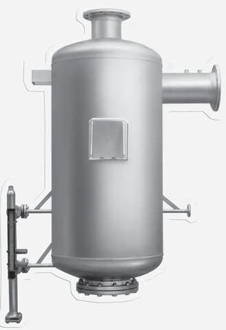 Type 994-0001 Water Bath Desuperheater for desuperheating superheated steam to saturated steam temperature General Water bath desuperheaters are used if processes have to be heated with saturated