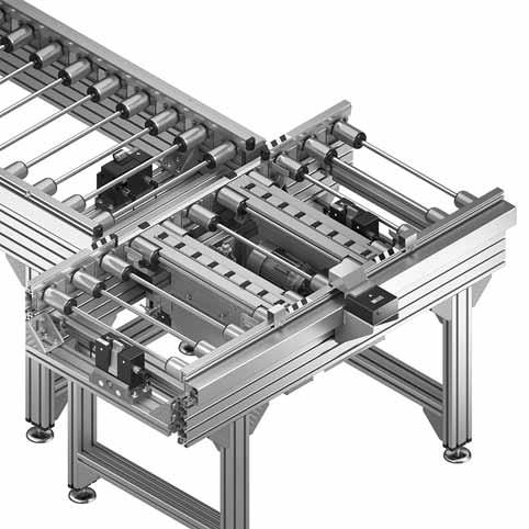 6- TS 5.0 Transverse conveyor Design Design Transverse conveyors are used to branch workpiece pallet paths into the individual processing stations.