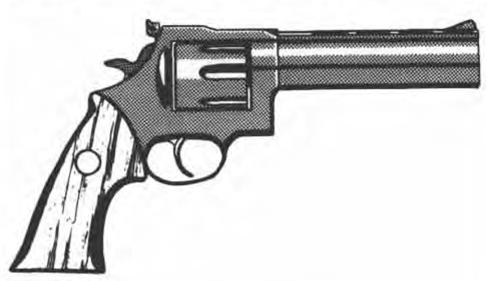 357 Magnum A more powerful revolver preferred by some civilian police officers and private security guards. It is rarely found in military service. Ammo:.357 Magnum Wt: 1 kg, 0.