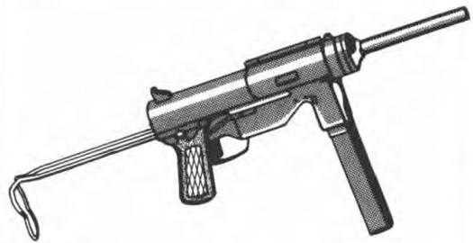 Submachineguns M3A1 Called the "grease gun" because of its fancied resemblance to an automotive maintenance tool, this weapon is no longer in U.S. Army service, but it is used by a number of other armies and some police forces throughout the world.
