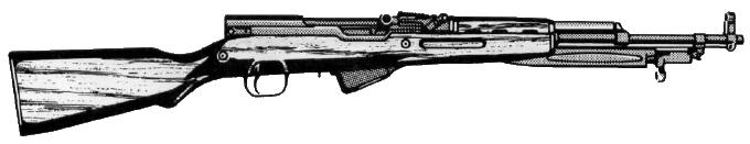 Sporting/Self Loading Rifles Ruger Mini-14/AC-556 A weapon based on the M14 action, but in 5.56mm N caliber, the semiautomatic Mini-14 is a very popular civilian hunting rifle.