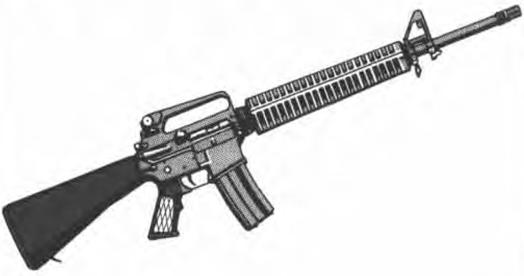 Assault Rifles M16A2 The standard combat rifle of the U.S. and Canadian armies, the M16A2 (commonly called just M16) is in widespread use and is a popular and effective weapon. Ammo: 5.56mm N Wt: 3.