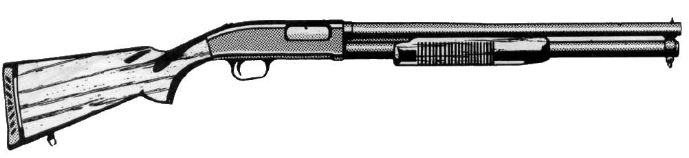 Shotguns M500 The Mossberg M500 is a typical pump shotgun designed for police or home defense use rather than hunting.