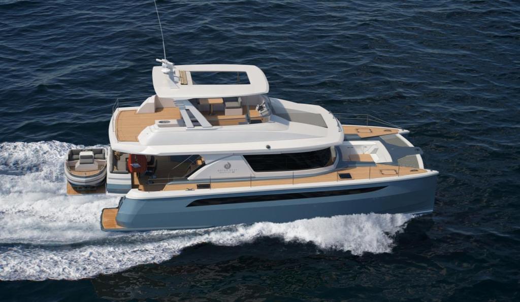 OUTER REEF 440 NAUTILUS SERIES STANDARD SPECS PRELIMINARY: SUBJECT TO CHANGE WITHOUT NOTICE LOA: 44 0 (13.41 m) LWL: 43 11 (13.39 m) Beam: 22 7 (6.88 m) Draft: 4 3 (1.30 m) Freeboard: 6 6 (1.