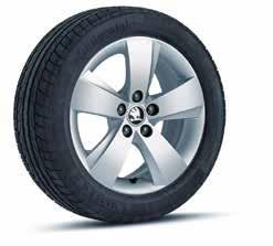 0J 15 ET38 for 185/60 R15 tyres, silver metallic Carme 5JA 071 495 8Z8 light-alloy wheel 6.