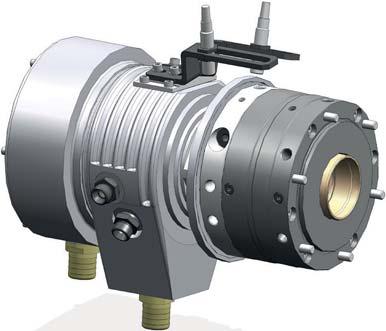 Special solutions Special solutions - on request SZS (80 bar) Hollow clamping cylinder APPLICATION For the hydraulic actuation of power chucks/collet chucks with through-hole.
