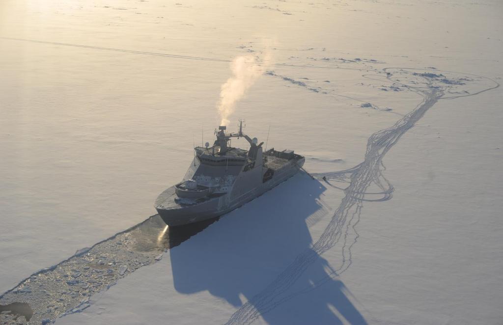 KV Svalbard Ice loads on hull structure Global motions Inboard noise and vibration Fuel efficiency Ice conditions and