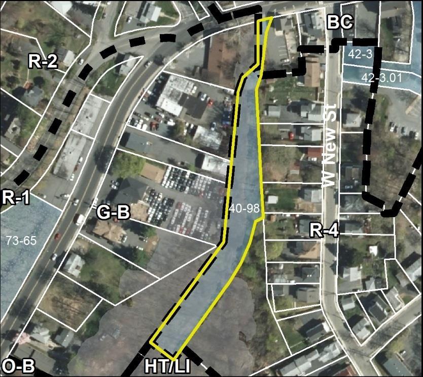 Keep split-lot zoning to encourage subdivision of land. Block 40 Lot 98 W.