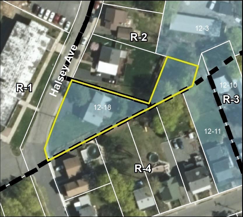 Appendix C: Split-Lot Zoning s Block 12 Lot 18 64 Halsey Avenue 2: Residential 1. R-1 (majority of property) 2.