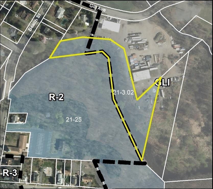 RRC Overlay (partially) Re-zone entirely in the R-2 zone. Block 21 Lot 3.02?? 1.