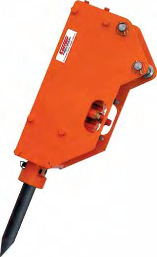 MD HYDRAULIC WRECKING HAMMERS FOR ARM USE Wrecking hammers developed specifically for the new generation mini excavators.