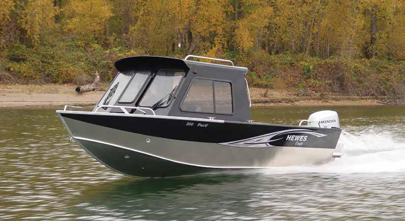 20 Pro-V ET H/T H E W E S C R A F T 115 HP Honda or Yamaha 4-Stroke Hard Top with Sliding Windows & Drop Curtain 2 High-Back Seats on Storage Boxes Extended Transom Galvanized Tandem Axle Trailer 135