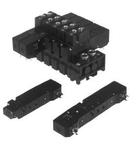 Nugget 0 V0 Series Integrally Ported 5/2 and 5/3 Spool Valves Solenoid Actuated and Pilot Operated Ø, Ø mm or High flow from mm body width Low power solenoids with a range of voltages Use valves
