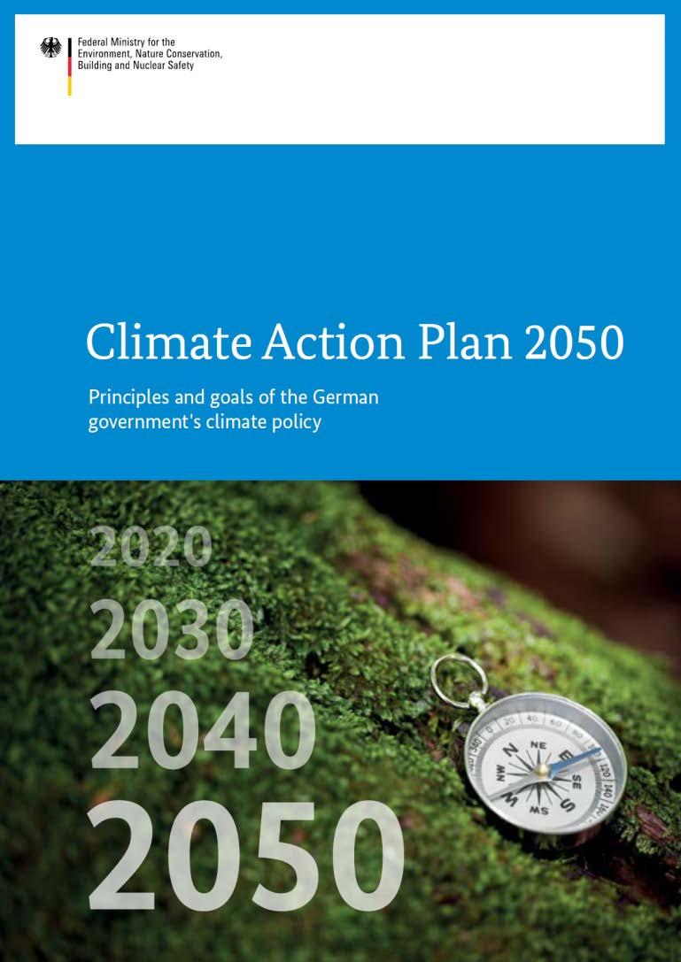 THE GERMAN CLIMATE ACTION PLAN 2050 SECTOR