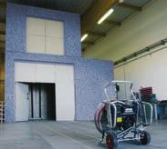 Ventilation test installation (4,300 ft 2 ) Specialized production workshops.