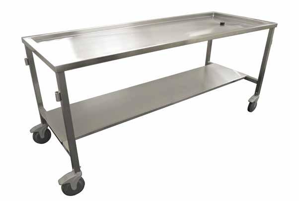 600023 MODEL 600023-HC HAND CRANK HEIGHT ADJUSTABLE Model 600023 The standard dissection table is designed as an economical