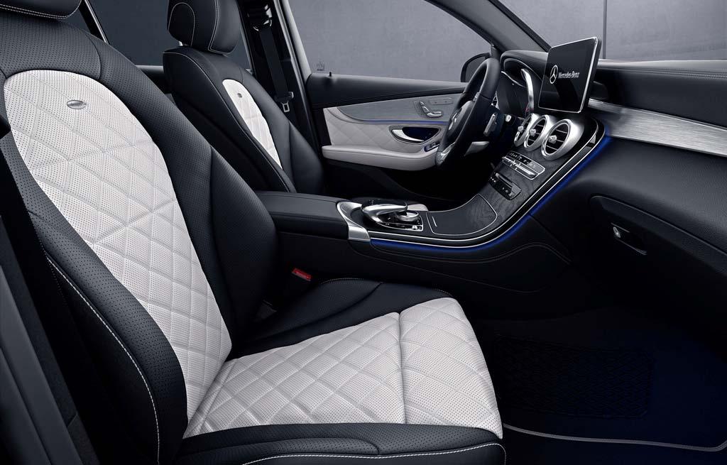 GLC Coupe Upholstery designo Nappa Leather (Optional on all models) 971 Black (All models excluding GLC 63 S) 961 Black (GLC 63 S) GLC