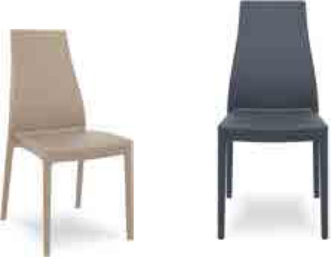 420/BL MIRANDA chair is produced with a single injection of polypropylene reinforced