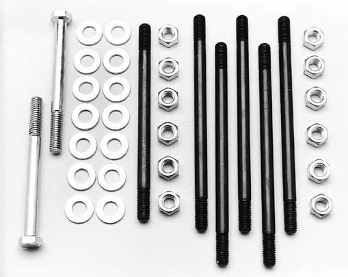 8116-1 Chrome Plated 8117-1 Cad Plated 9675-1 Parkerized Sprocket Cover Stud & Nut Kit Exact reproduction of sprocket cover mounting hardware used on Harley 45 s 1935-1973.