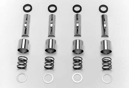 L1979-1984 9202-12 Big Twin Evolution 1984-up, Sportster 1986-90 9968-12 Twin Cam 88, 1999-up 7822-12 Sportster 1957-1985 Replacement Upper Pushrod Cover Kits (Outer)
