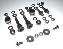 4-speed 1979-1985, Zinc (Hex Head) Transmission Top and Side Cover Screw Kit Duplicate of OEM screws used to