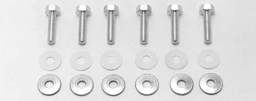 7801-2 Top of Tank Screw & Washer Kit Duplicate of original Harley hardware used to mount tank to frame on all
