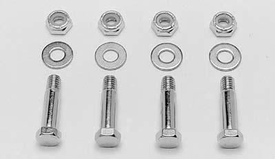 9905-16 Big Twins 1936-1957 (shown) 9906-14 Servicar and 45 Solo 1935-up Footpeg Mounting Shoulder Bolt and Nut Kit