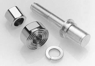 7820-4 Cad Plated 8409-4 Chrome Plated 9677-4 Parkerized Rear Brake Caliper Anchor Arm Bolt Kit These